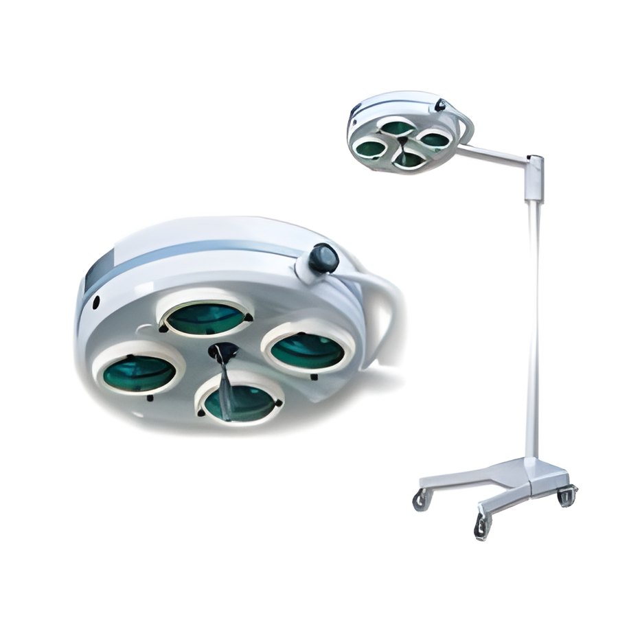 Single arm theatre light halogen with stand